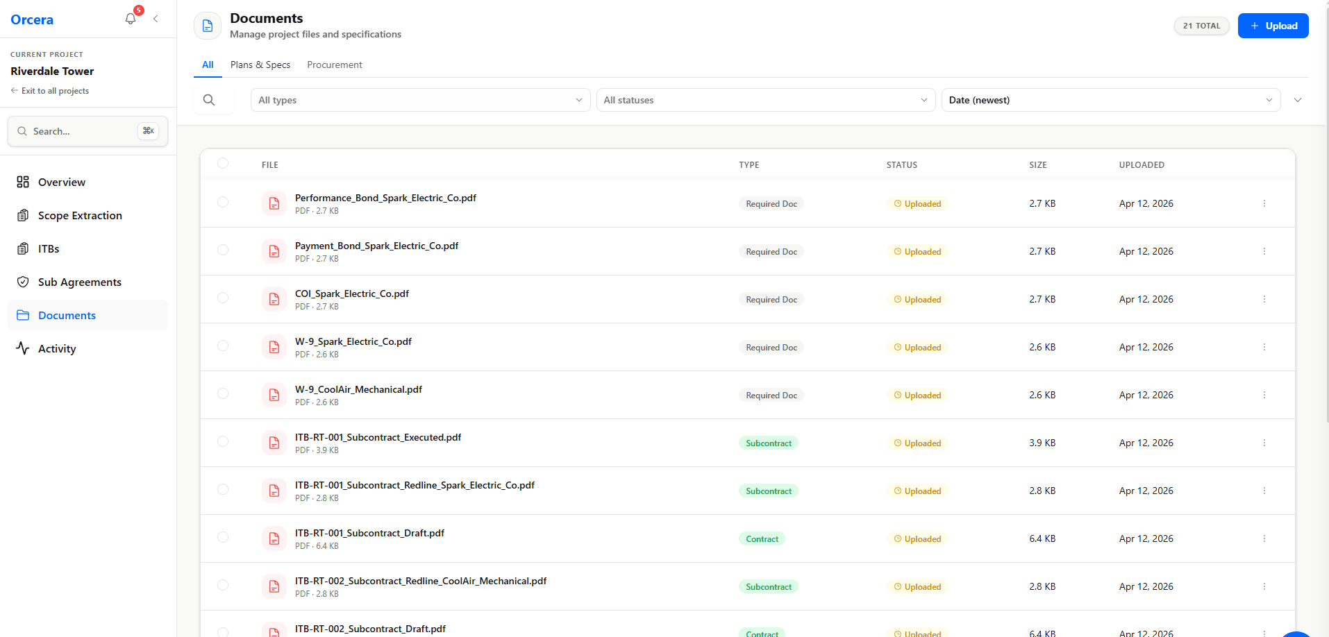 Document Intelligence - AI-powered document extraction and management